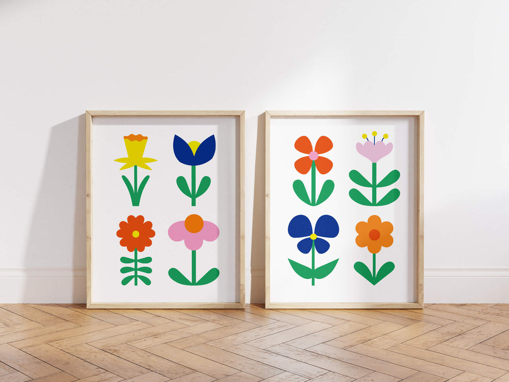 Gang of Deux • Set of 2 Floral Art Prints