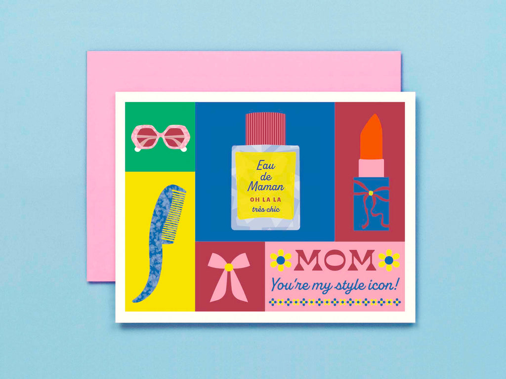 Mom Block / My Style Icon Colorblock Mother's Day Card