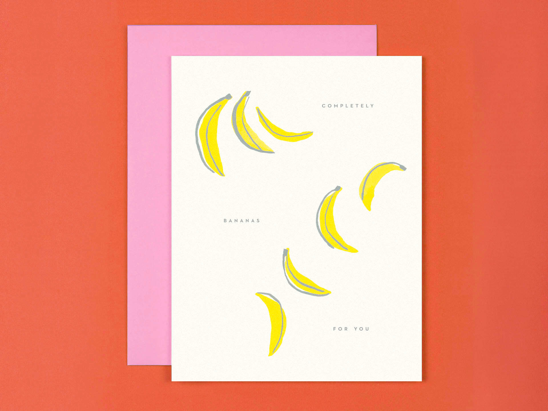 Completely Bananas • Floating Bananas Love Card