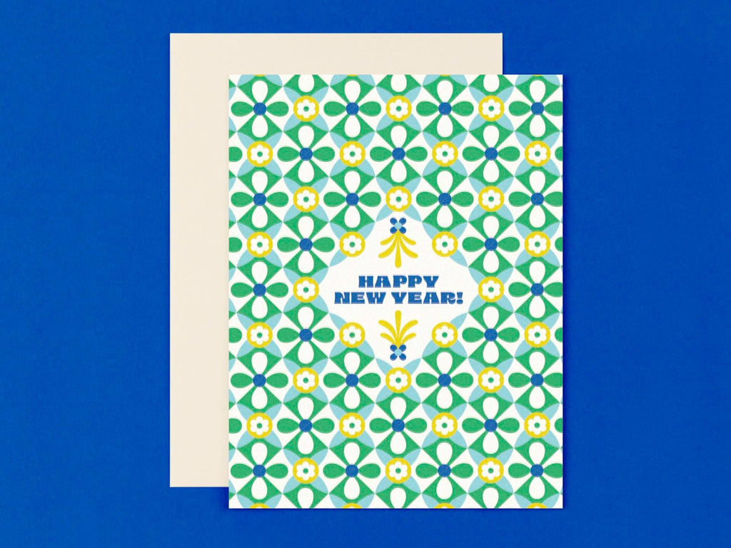 Fancy New Year • Fancy Pattern Happy New Year Card