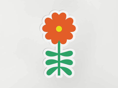 Tilly, Potentilla Flower Die Cut Sticker