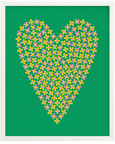 Flower Heart Art Print