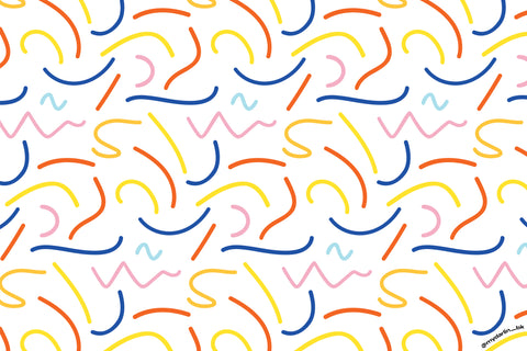 Squiggle Party Pattern Device Wallpaper